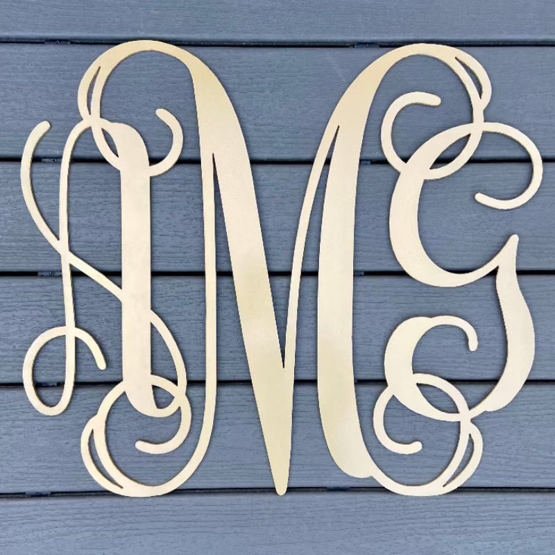 three letter monogram