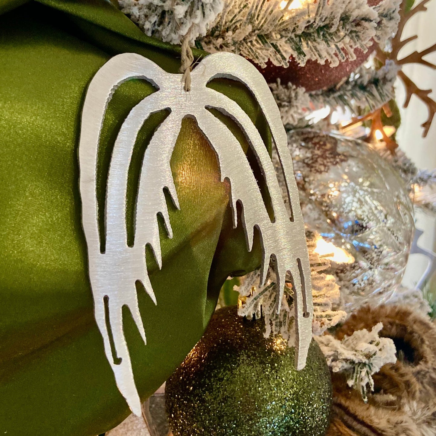 angel wings ornament