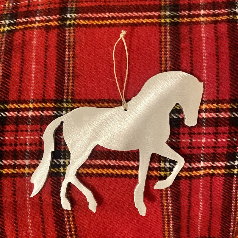 aluminum horse ornament