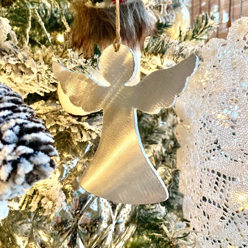 angel sihouette ornament