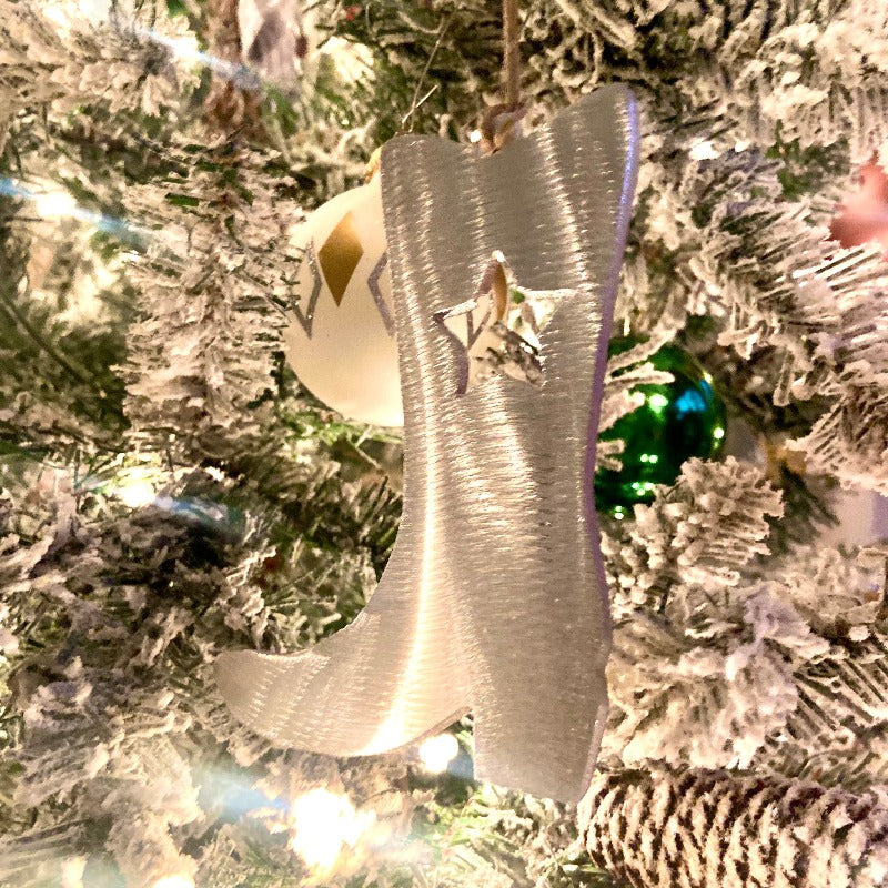 cowboy boot ornament