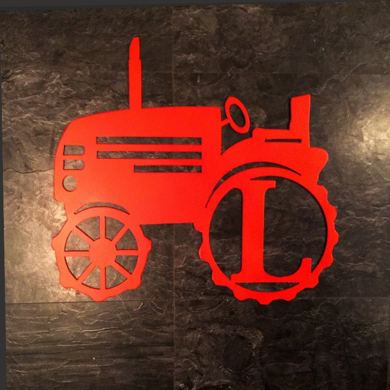 monogrammed tractor