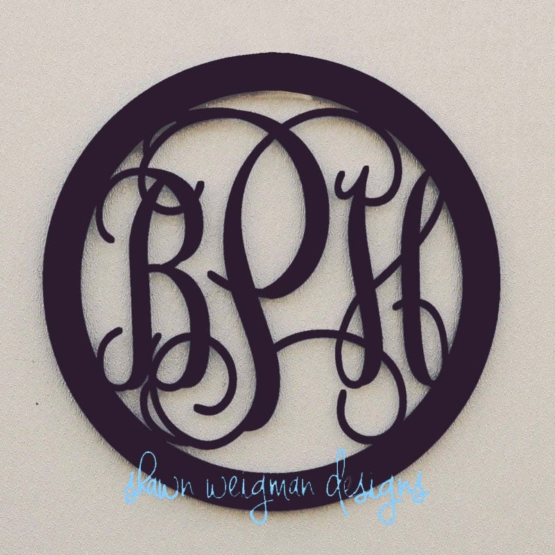 three letter monogram