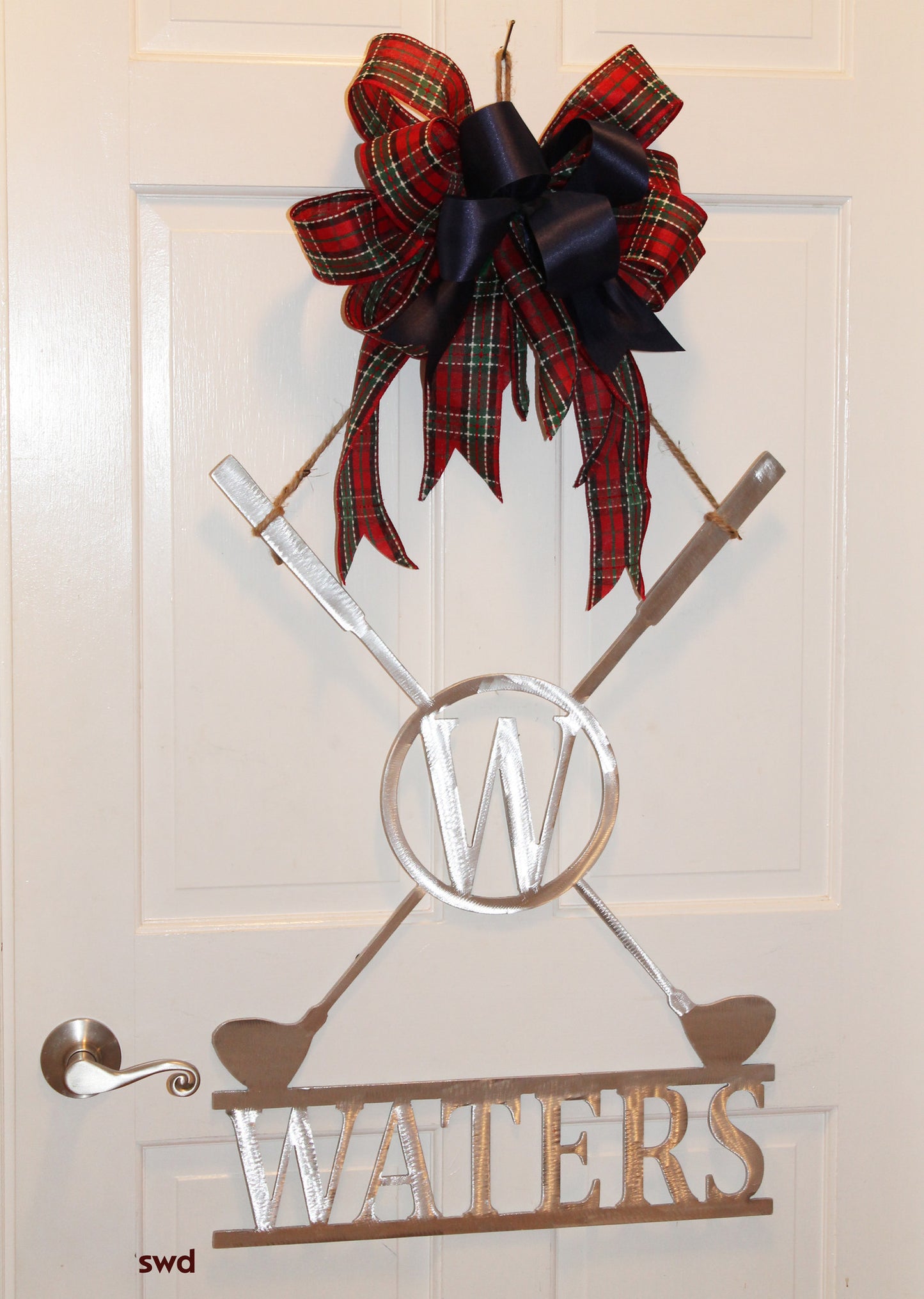 Monogrammed Golf Clubs with Family Name