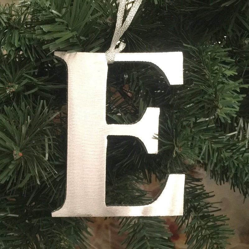 monogrammed stocking ornament