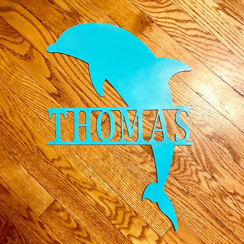dolphin name or address sign