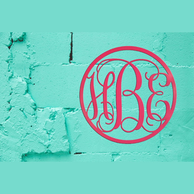 three letter monogram